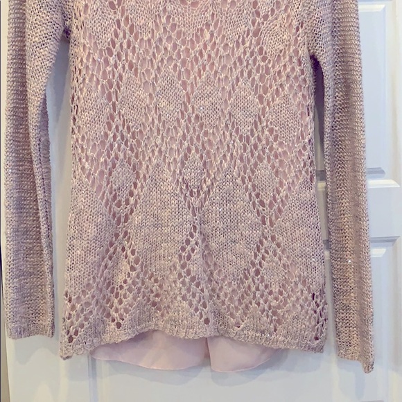 Warehouse One beaded sweater with split back - Picture 3 of 5